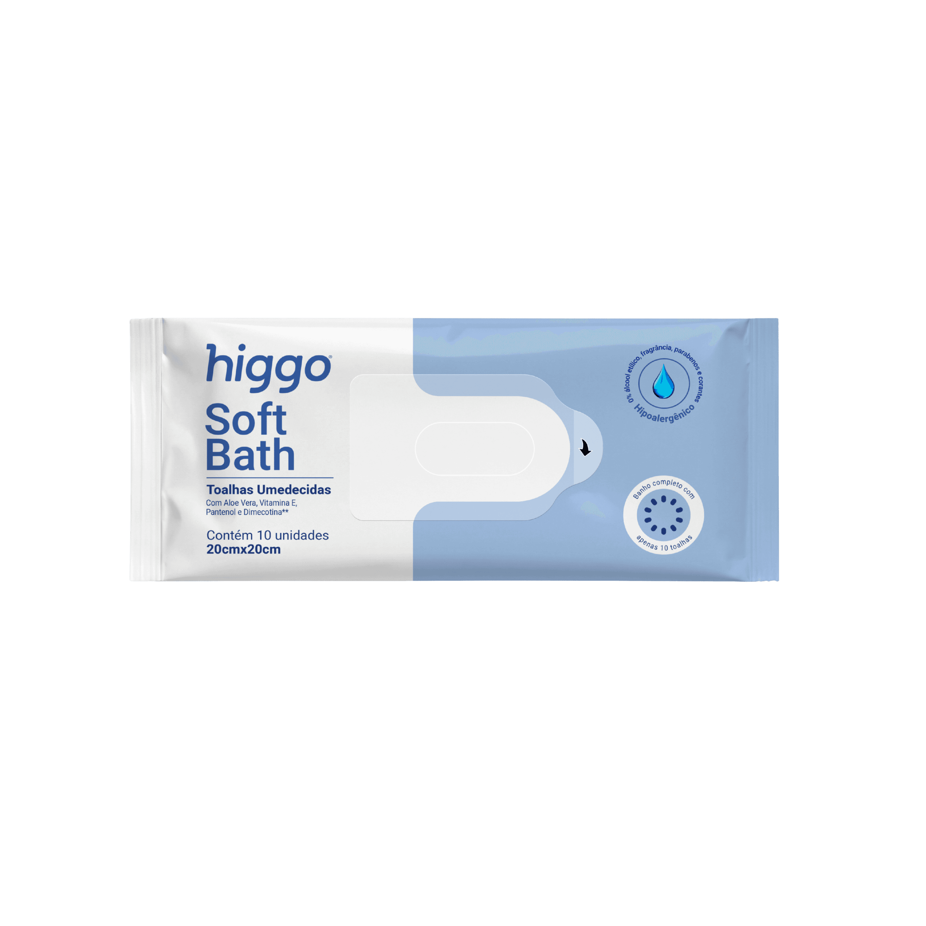 Higgo Soft Bath — Toalhas Umedecidas Multiuso