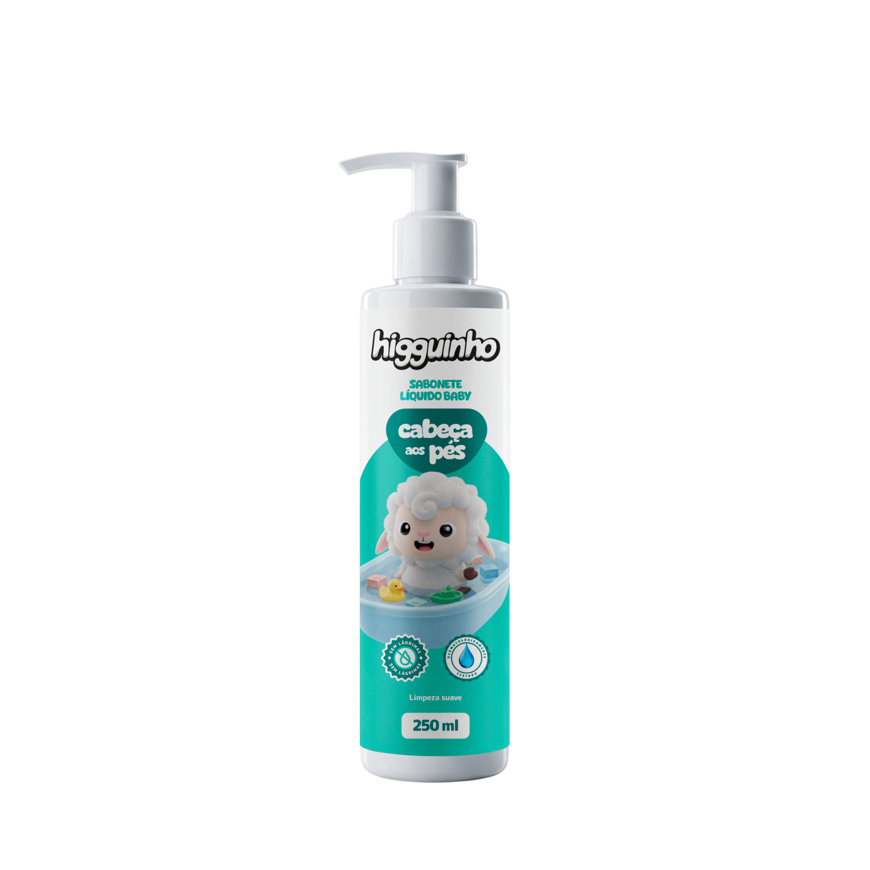 Higguinho Sabonete Líquido — Da Cabeça aos Pés · 250 ml