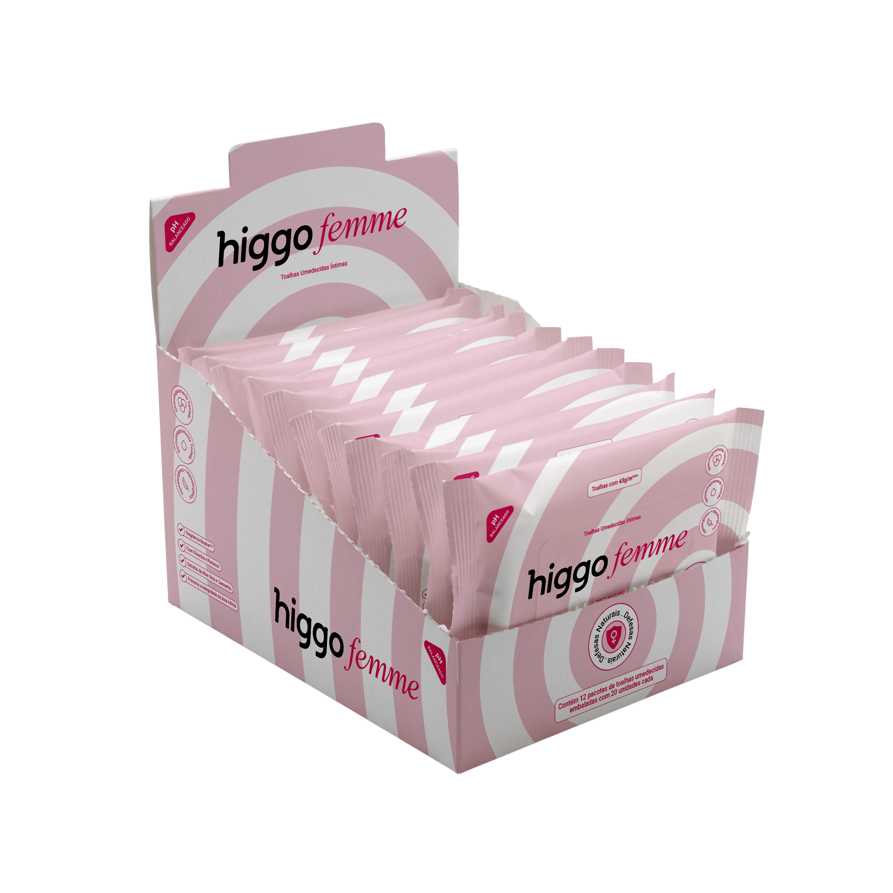 Higgo Femme — Toalhas Umedecidas Íntimas
